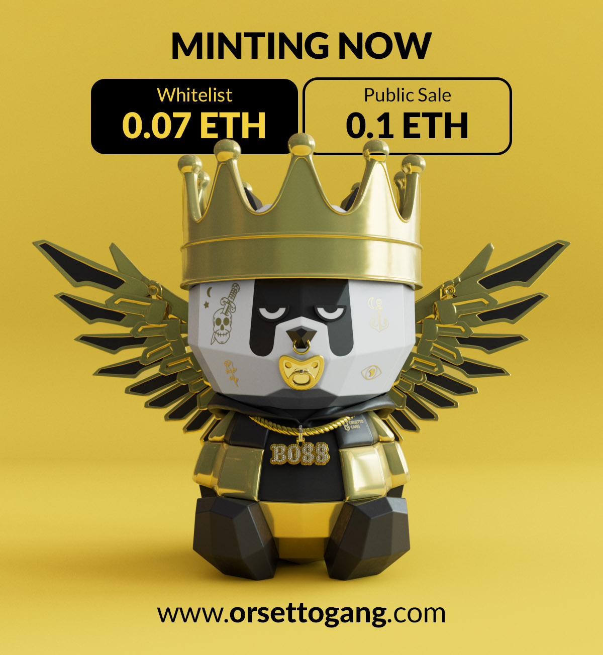 Nft The Orsetto Gang Official minting is live!